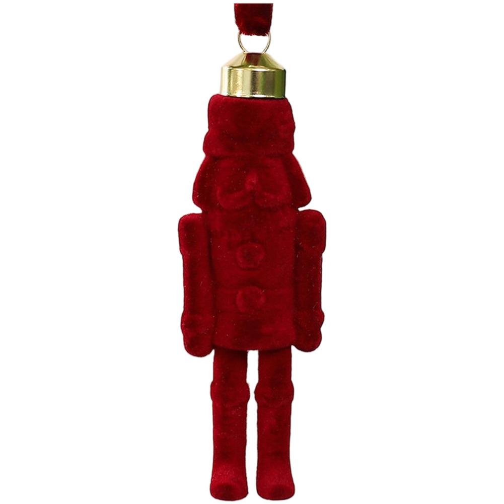 

Christmas Decoration Nutcracker Ornament Handmade Artistry вино красного