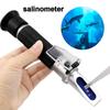 Salinity Refractometer Professional Automatic Temperature Compensation Salt Tester for Saltwater Pool Aquarium Pools