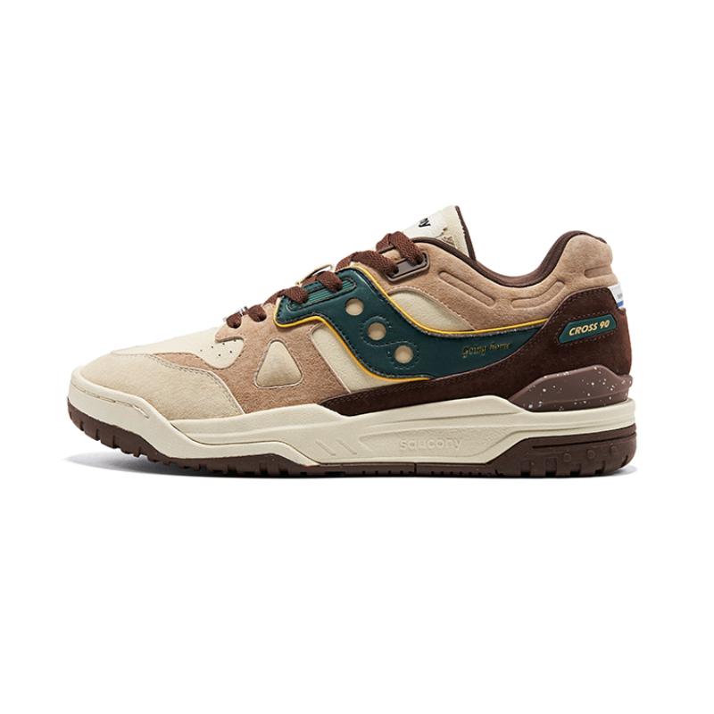 

Saucony Cross 90 Low-Top Running Shoes Unisex Khaki Green Saucony S79035-29 44.5 зеленые хаки