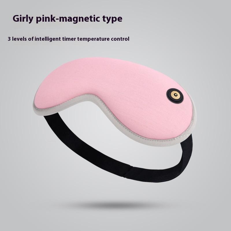 

USB Steam Eye Masksheet With Heating Pad And Magnetic Connection 3D Sleep Aid Eye Warmer For Relaxation Fatigue Relieving And Blackout