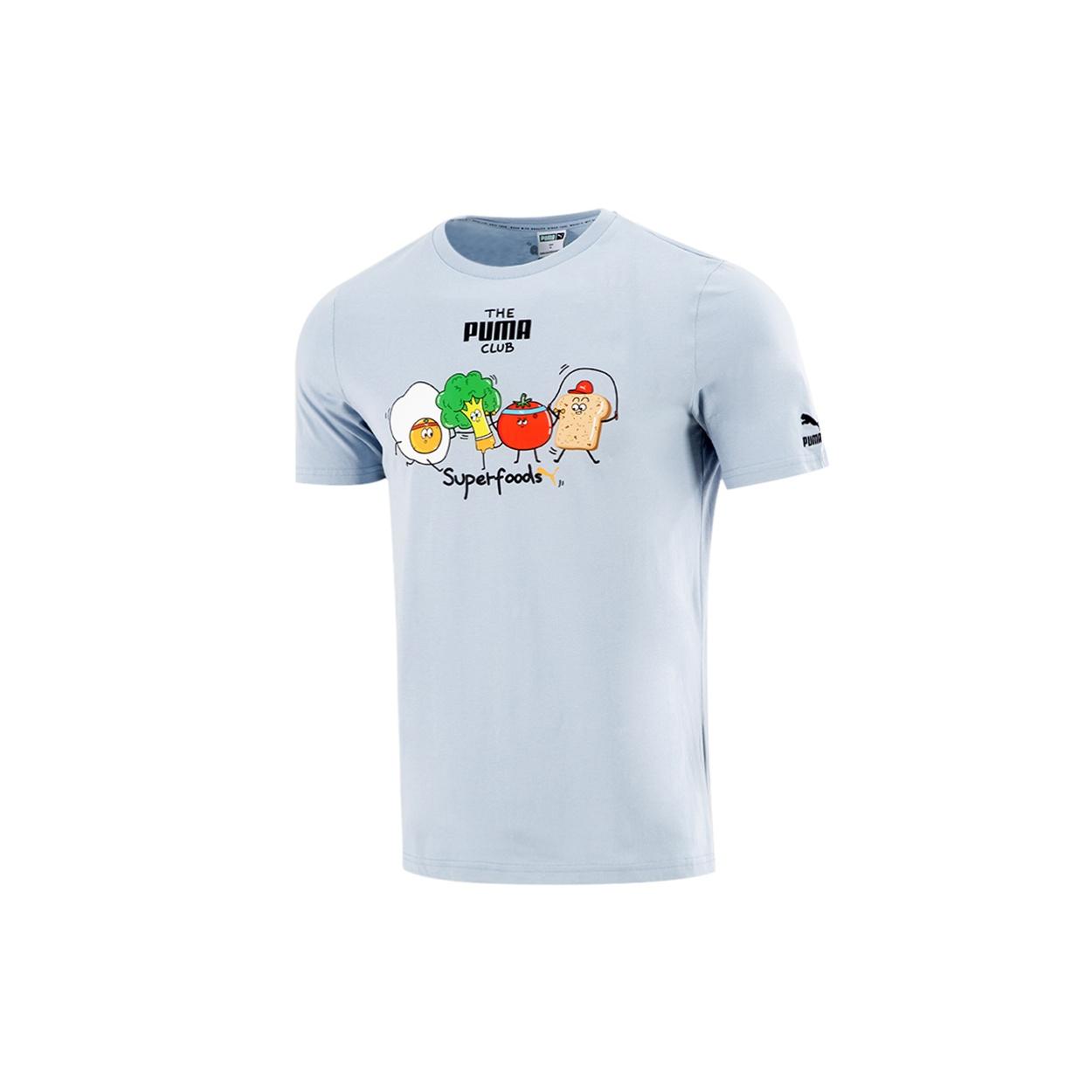 PUMA Club Graphic T-Shirt Blue Men s 533197-61 XL