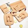 Wooden Kids Kitchen Tools Children's Safe Knives Kids Junior Cooking Utensils For Cooking Cutting Veggies Fruits