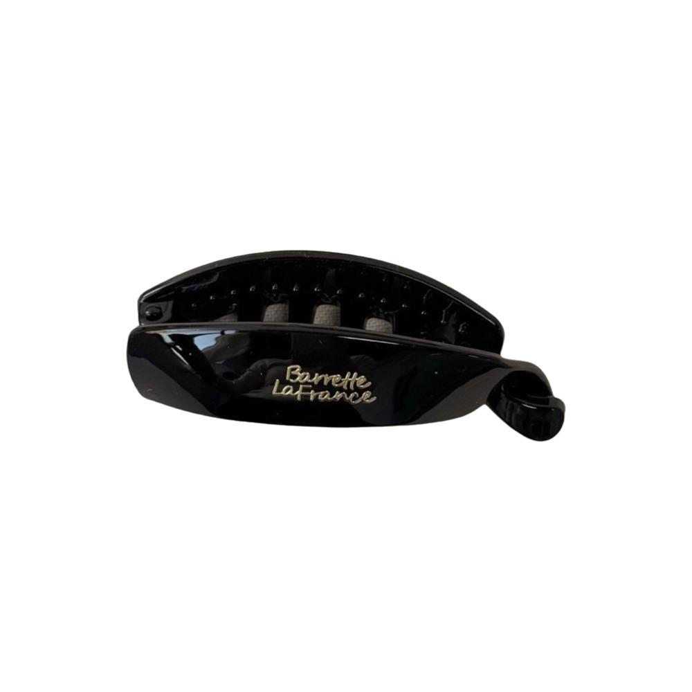 Plastic Banana Clip Geometric Hairpin Creative Twist Hair Clip Daily S Black