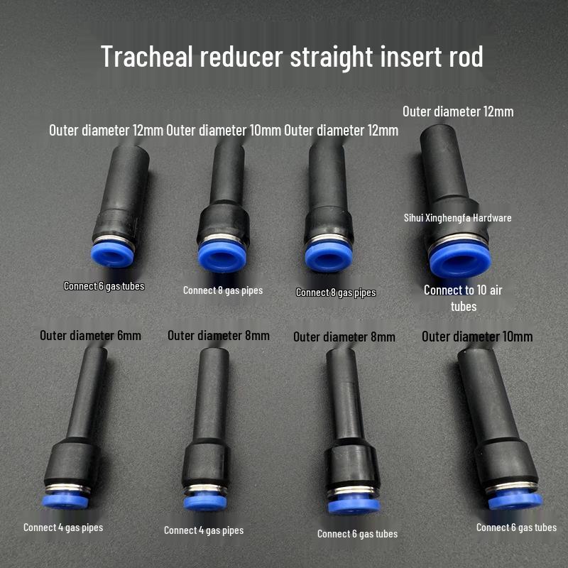 

Редукторный соединитель из ПУ трубки для компрессора/вакуумного насоса 6 to 4 mm Tube Connector