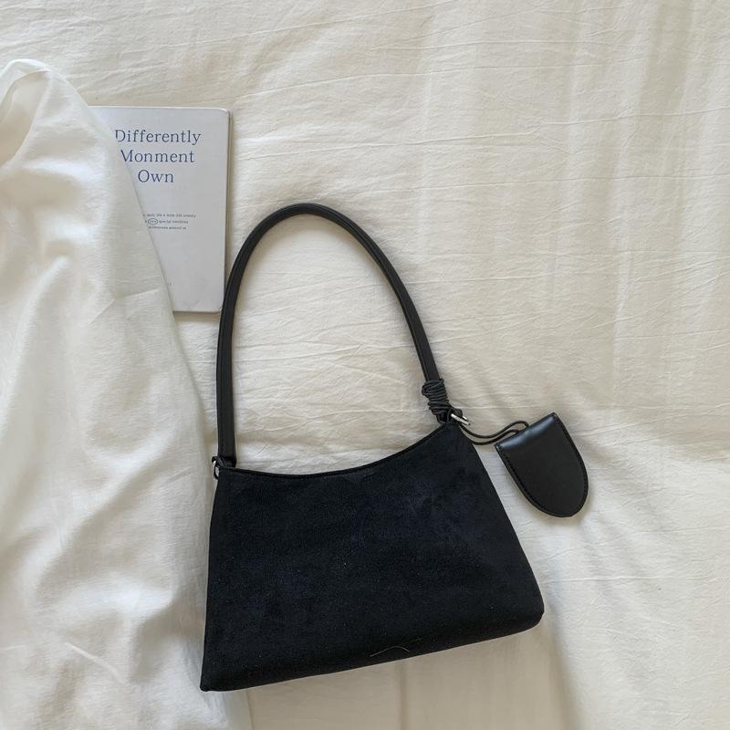 

2025 новая летняя модная сумка подмышку высокой ценности, сумка-тоут Maillard, сумка-мессенджер на плечо для通勤 в иностранном стиле чёрный