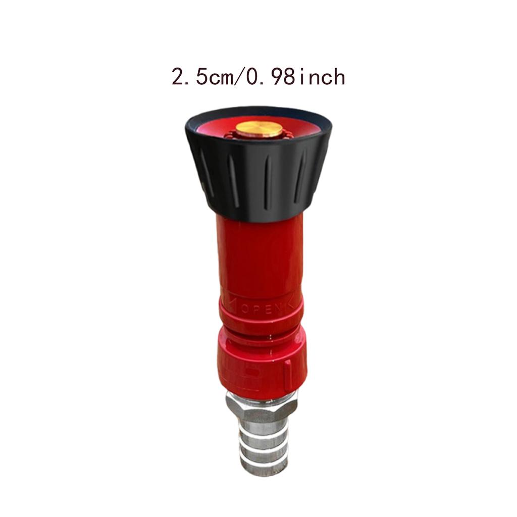 High Pressure Hose Nozzle Powerful Red for Gardening Garden Watering Outdoor Garden High Pressure Sprinkler Head Heavy Duty