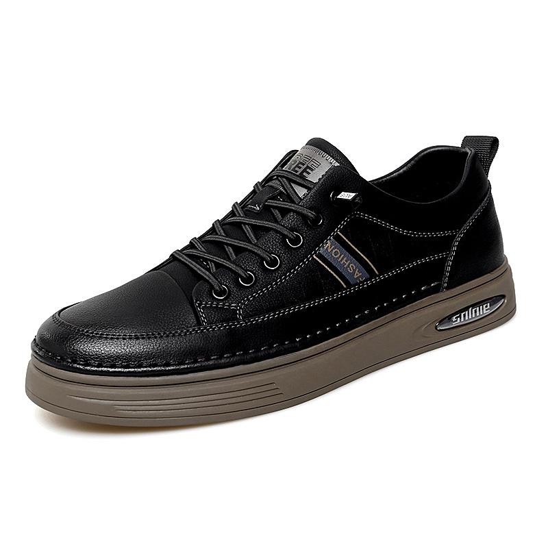 Fashion Luxury Men Genuine Leather Shoes Breathable Casual Dress Business Shoe Classic Antiskid Wear-Resistant Flat Designer Oxford Shoe
