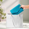 Mehrzweck Häkelnadel Organizer Taschen mit Reißverschlusstasche und elastischen Einschubfächern Tragbare Stricknadel Aufbewahrungstasche