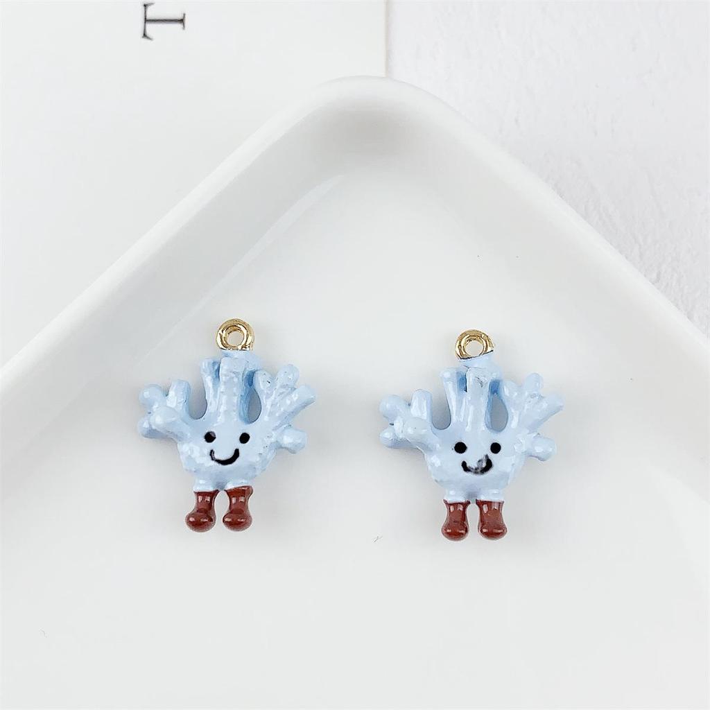 Colorful Cartoon Elf Alloy Pendant for DIY Jewelry