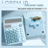 Compact Solar-Powered Calculator: Adorable Goddess Design for Office, School, Accounting & Finance