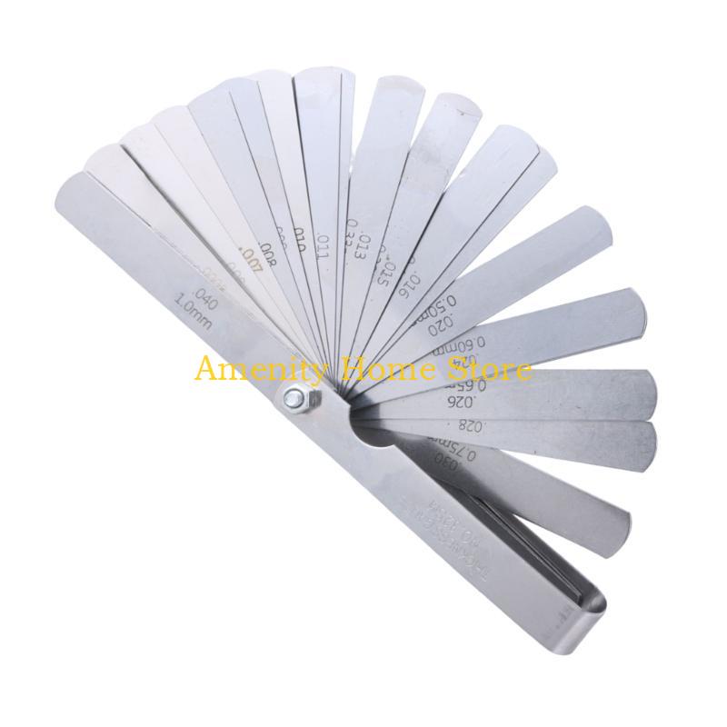 F26C Tapered Feeler Gauge Set 32 Pieces Double Marked mm & Inch Motorcycle ATV UTV