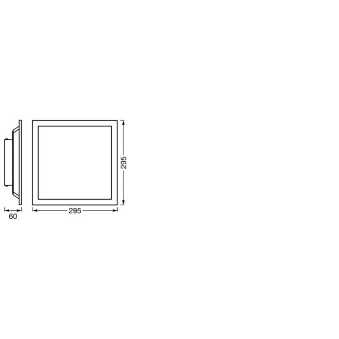 Panneau lumineux - ledvance - smart+ wifi magic 18w - 1600lm - blanc - tactile - design contemporain