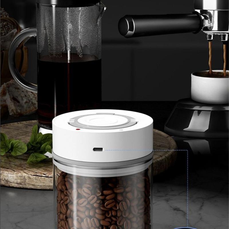 Automatic Vacuum Sealer Practical Food Storage Container Convenient Glass Sealed Tank for Household and Office Use