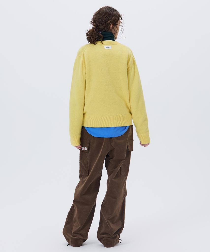 NOHANT Essential Cashmere Knit Sweater Lime