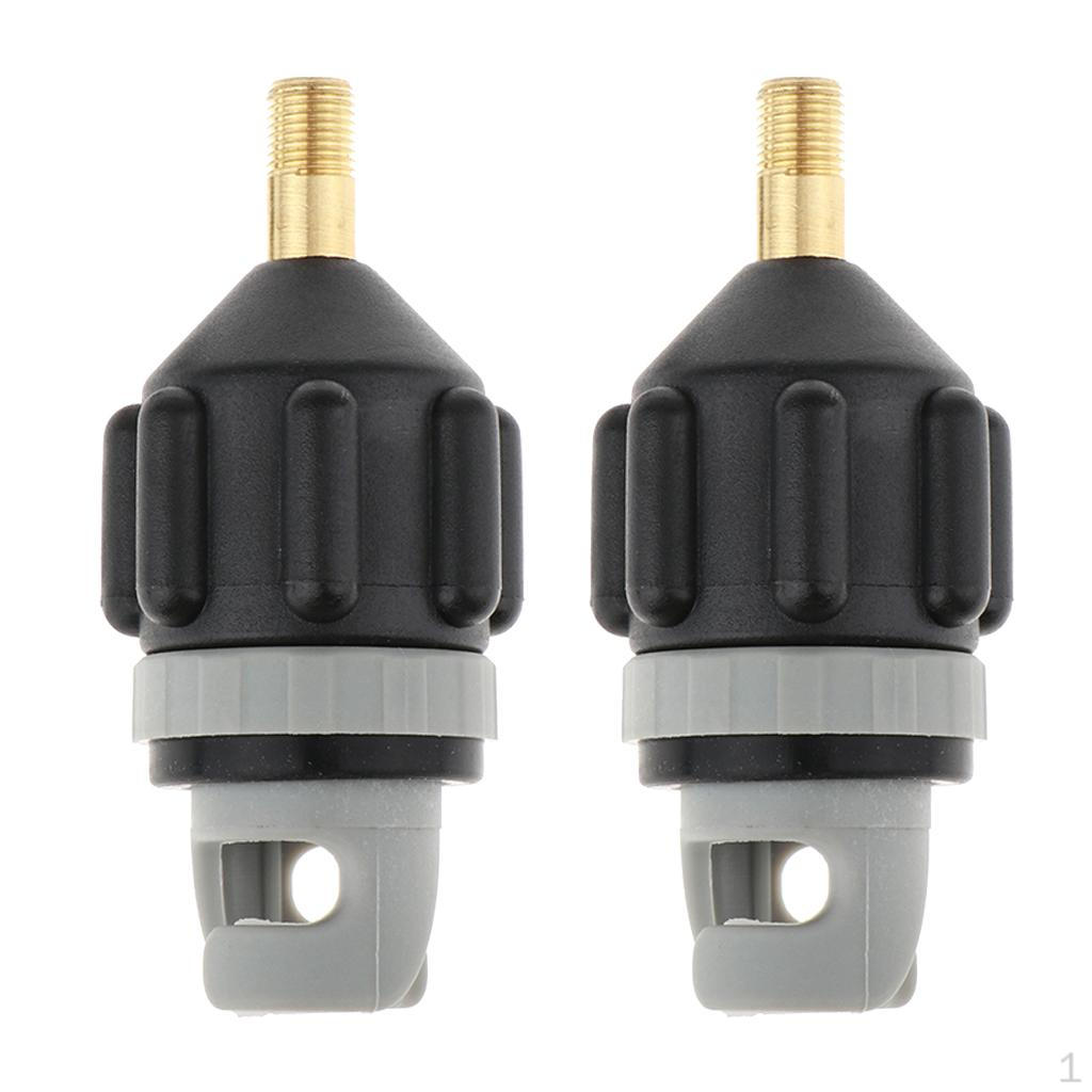 

2x Адаптер для насоса для каяка, каноэ, доски, Адаптер, Надувной соединитель, Аксессуар