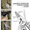 MOSSY OAK Pliers with Outdoor with Wire Tape Can Bottle and Driver Includes Pouch and Locking Perfect for and Emergency Preparedness Multi-Function