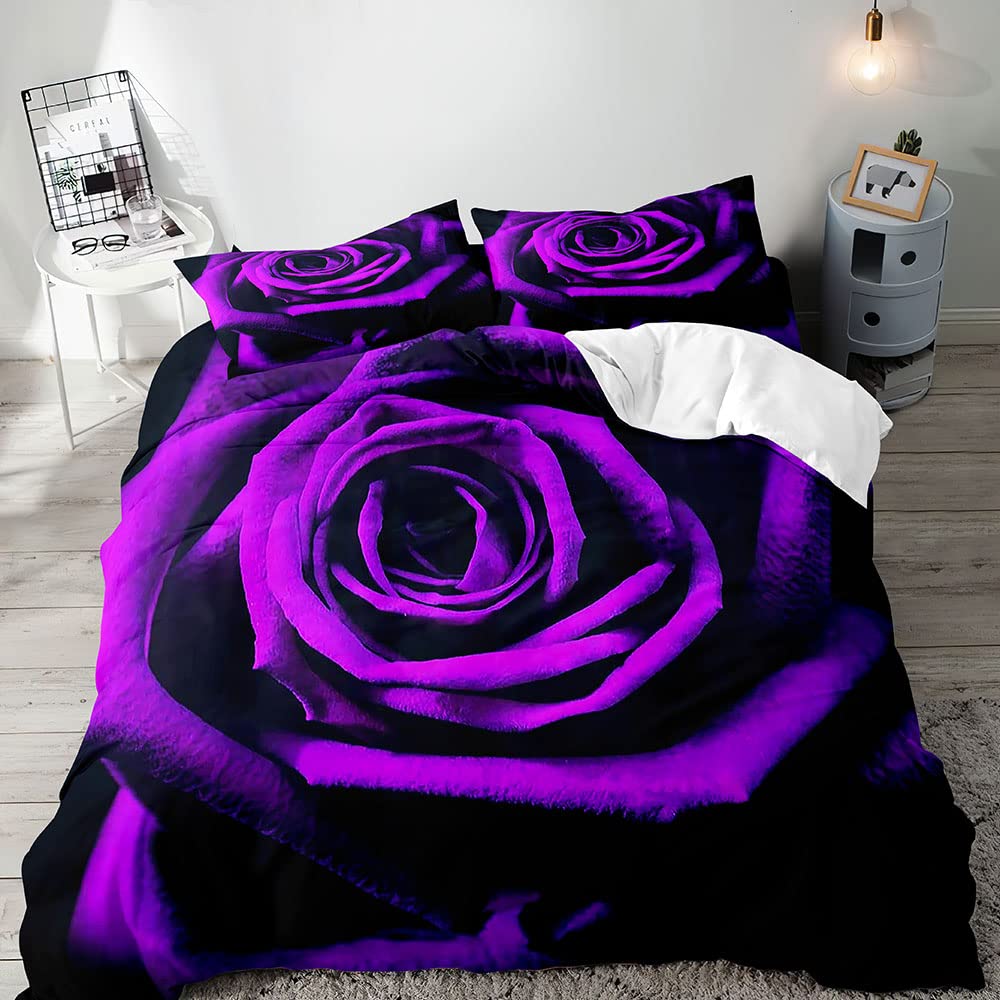 Boho Floral Soft Duvet Cover Set Young Girls Women Rom Quen Beding Set Vintage Buterfly Botanical Blosom Flower Warm Comforter Comfortable Quilt Cover