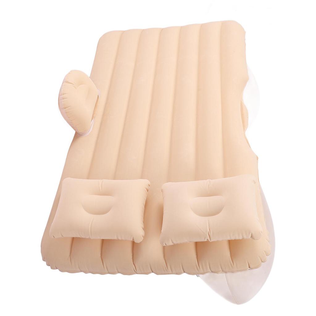 Aufblasbare Auto-Luftmatratze mit 2 Kissen Erhöhter Komfort Stabile Unterstützung Tragbarer Auto-Rücksitz