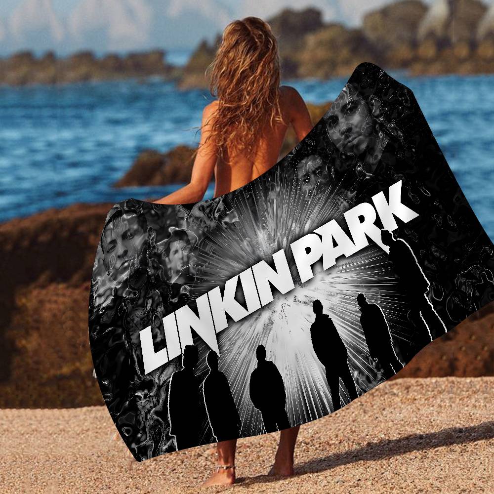 L-Linkin Hot Band Park Big Microfiber Beach Towels Quick Dry Towel Sand Beach Towels Pool Towel For Travel Swim Pool Yoga