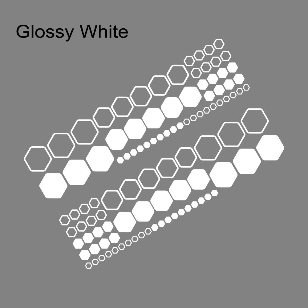 Creative Car Honeycomb Hexagon Decals Waterproof Polygonal Stickers Auto Body Side DIY Styling Auto Accessories Universal