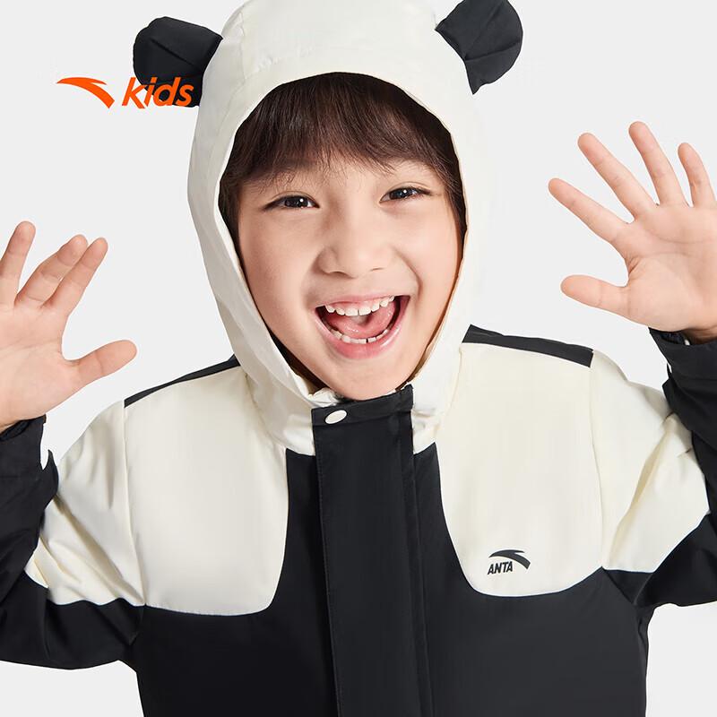 Anta Kids' 2025 Winter Warm Fleece Hooded Jacket A72549601
