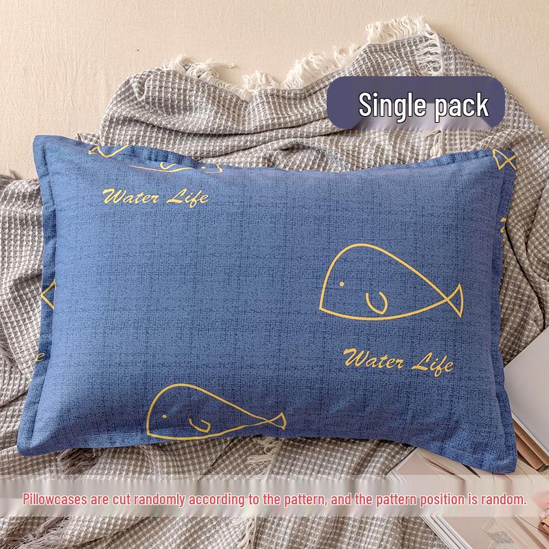 2024 Neues Kissenbezug-Set aus reiner Baumwolle - 100% Baumwolle, 2er-Set, Größe 40x60 oder 48x74cm Kissenbezüge