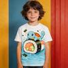 Pokemon Children's T-Shirt Pikachu Squirtle Print Boys Girls CasualTops Summer Short Sleeve Tees Kids Fashion Woman Clothing
