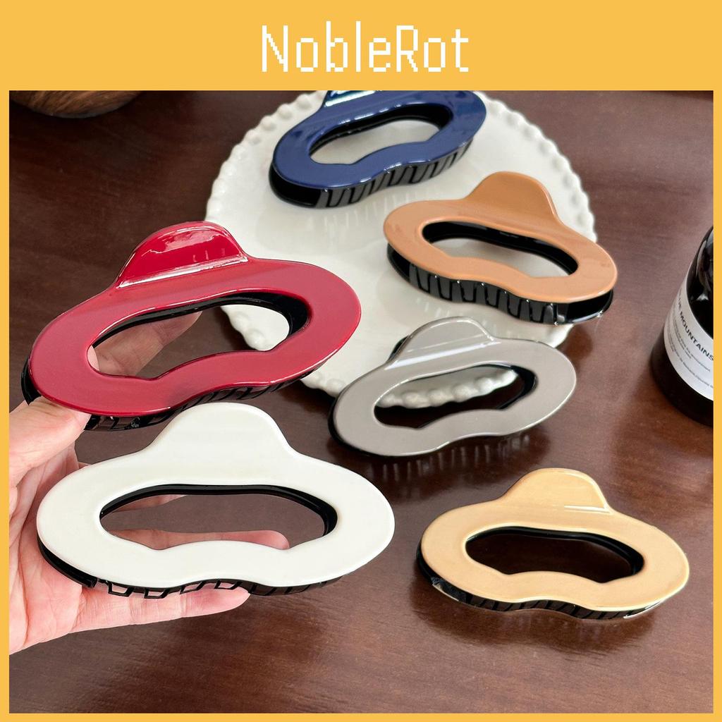 Minimalist Korean Stylish Cloud Hair Clip For High Ponytails And Updos In Various Colors