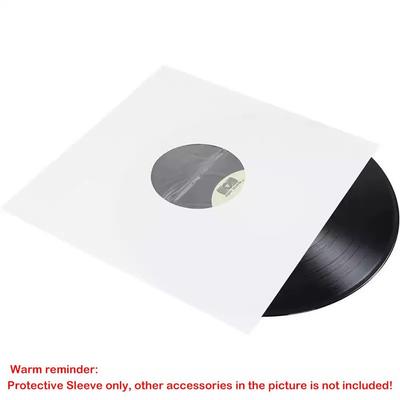 New 7/10/12 Inch Vinyl Record Storage Sleeves With Poly-lined Anti-static LP Album Holder White Kraft Paper Bags