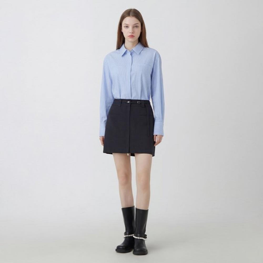 EGOIST Long Loose Fit Shirt Blouse  Es2wb361 