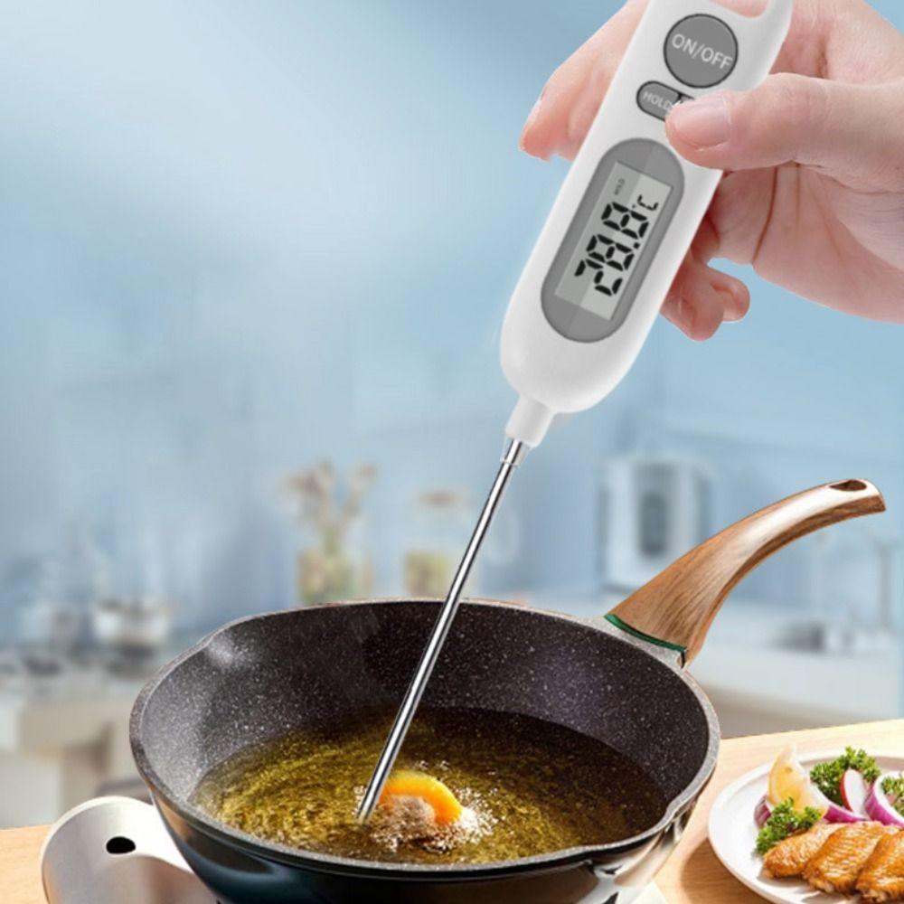 With Protective Case Kitchen Digital Thermometer Waterproof BBQ Thermometer  Oven