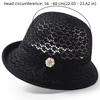 Elegant Hollowed-Out Sun Hat Adjustable Short-Brimmed Style Mother Flower Bucket Hat Breathable Lightweight Fisherman Hat