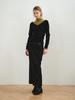 REPLAIN Maxi Long Skirt_Black