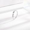 Temperament High-end Oblique Row Micro-titanium Steel Ring Women's High-end Versatile Couple Ring Trendy Accessories