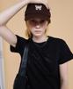 Nigaennikol Mini Butterfly Blink Ball Cap_Brown Cream