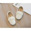Korean Version of Casual Children's Bean Shoes Soft Soles Set Foot Baby Shoes Autumn New Boy Leather Shoes A Slip-on