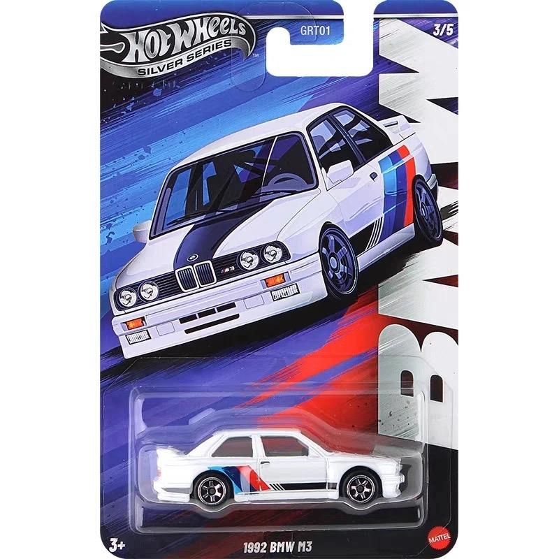 AAAOQ1 Hot Wheels Bmw Set 2025 Silver Series M1 M2 M3 M4 M5 1:64 Scale Die-Cast Model Vehicle Cars Unopened Grt01 Collection Mdoel Toys