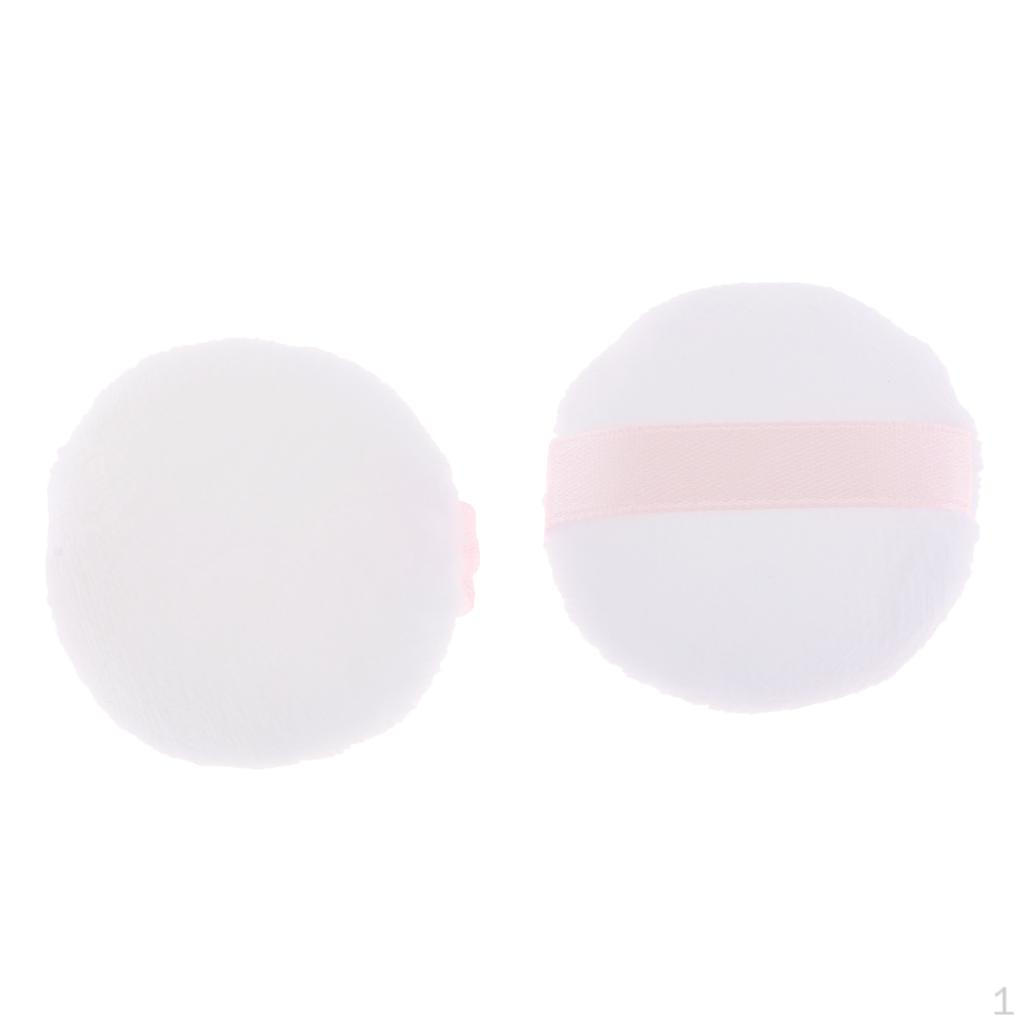 2 Puff Cosmetic Makeup Essential розовый