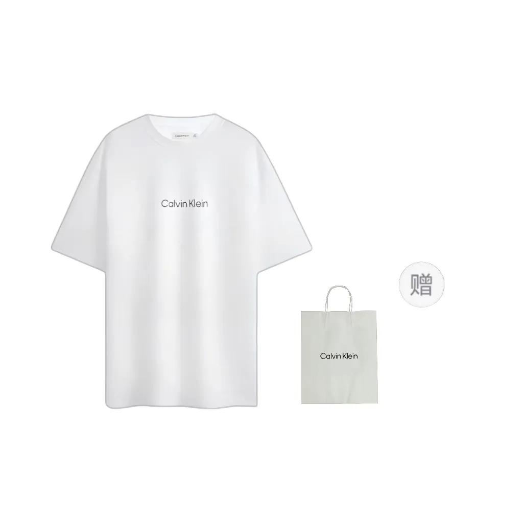 Calvin Klein Μπλουζάκι Ανδρικό Λευκό (Για άνδρες και γυναίκες) Μπλουζάκια 40HM228 24S YAA