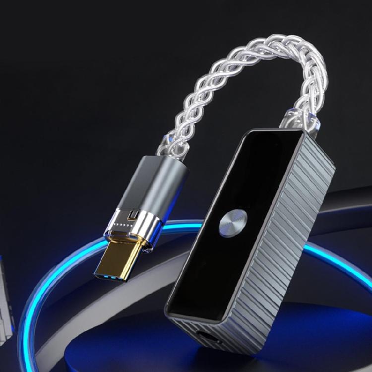 Auditory Decod USB C Headphone Amplifier 3.5mm Lossless Sound for Smartphones and PC Type C