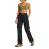 Damen Wander-Cargo-Hose mit LSF 50+, Leichte Outdoor-Hose mit vielen Taschen für Wandern und Reisen