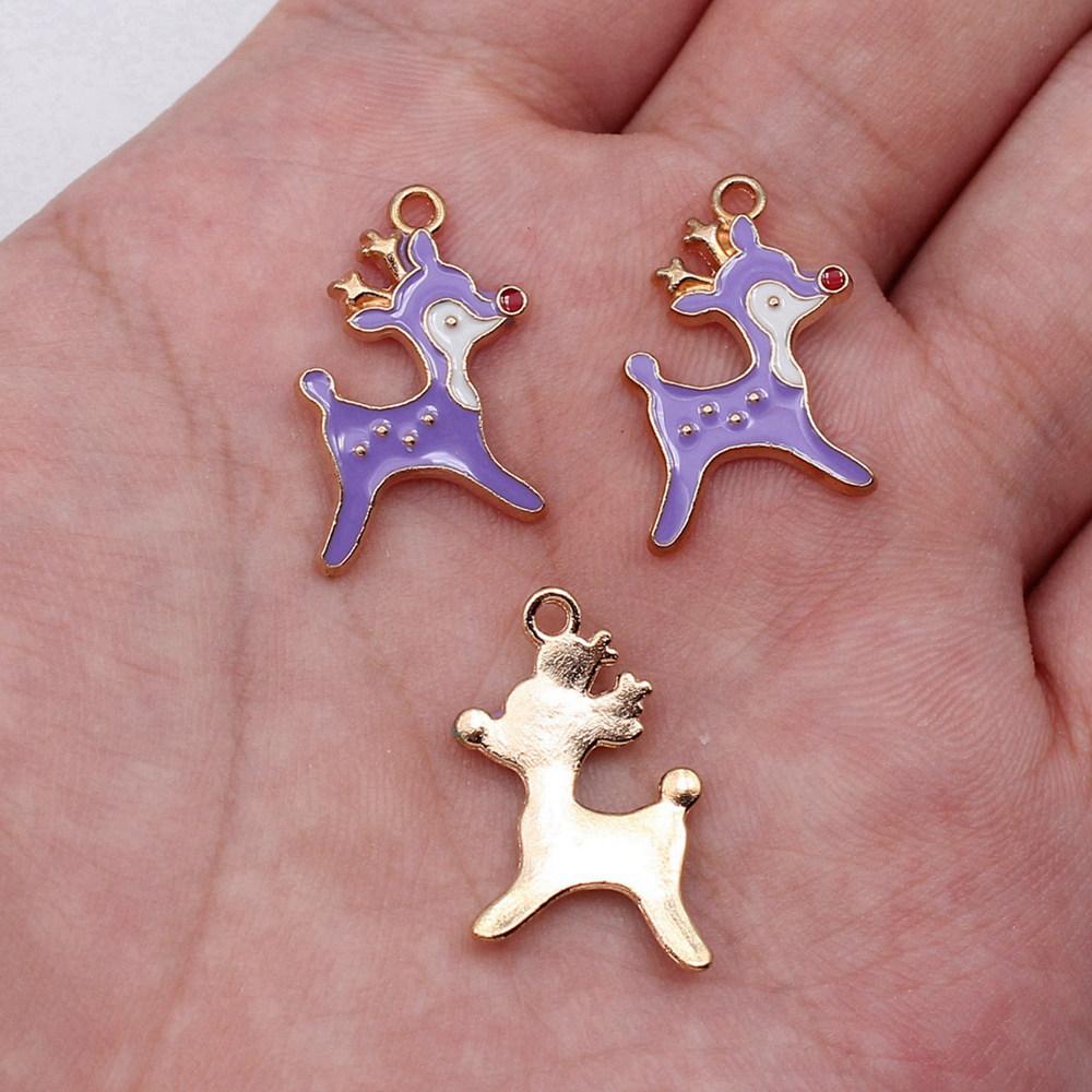 Charms Flamingo Mermaid Enamel Pendants Wedding Jewelry Findings QC054