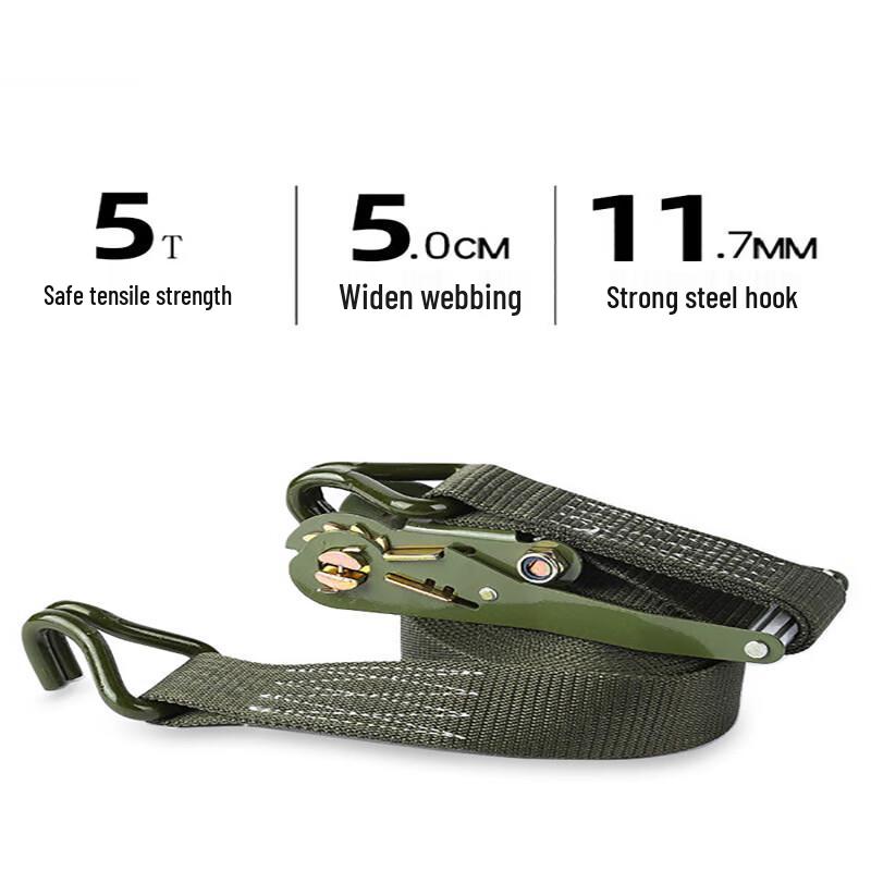 Heavy-Duty Ratchet Tie Down Strap