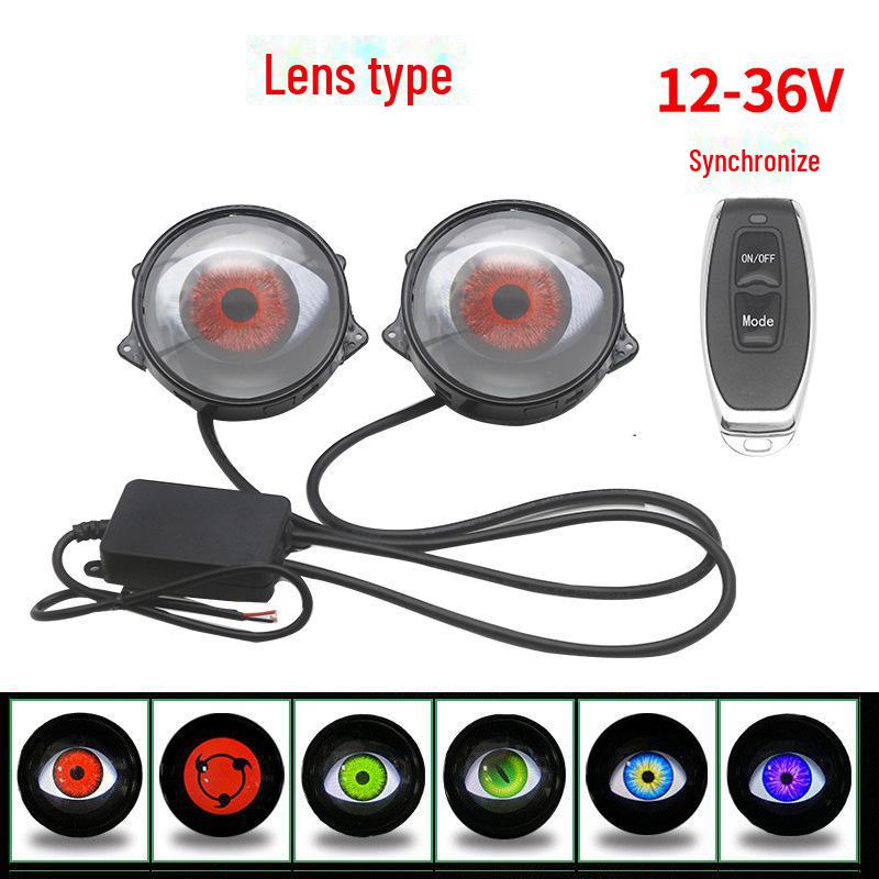 Multi-Mode LED Car Headlight with 1.5W Demon Eye Lens