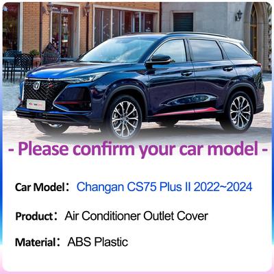 Para Changan CS75 Plus II 2024 2024 2024, cubiertas de salida de aire acondicionado para coche, ventilación debajo de los asientos traseros, accesorios interiores