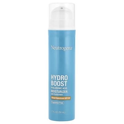 Hydro Boost Hyaluronic Acid Moisturizer Sunscreen, SPF 50, Unscented, 1.7 Fl Oz (50 Ml)
