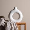 Creative Circular Ceramic Vase Set for Living Room Decor
