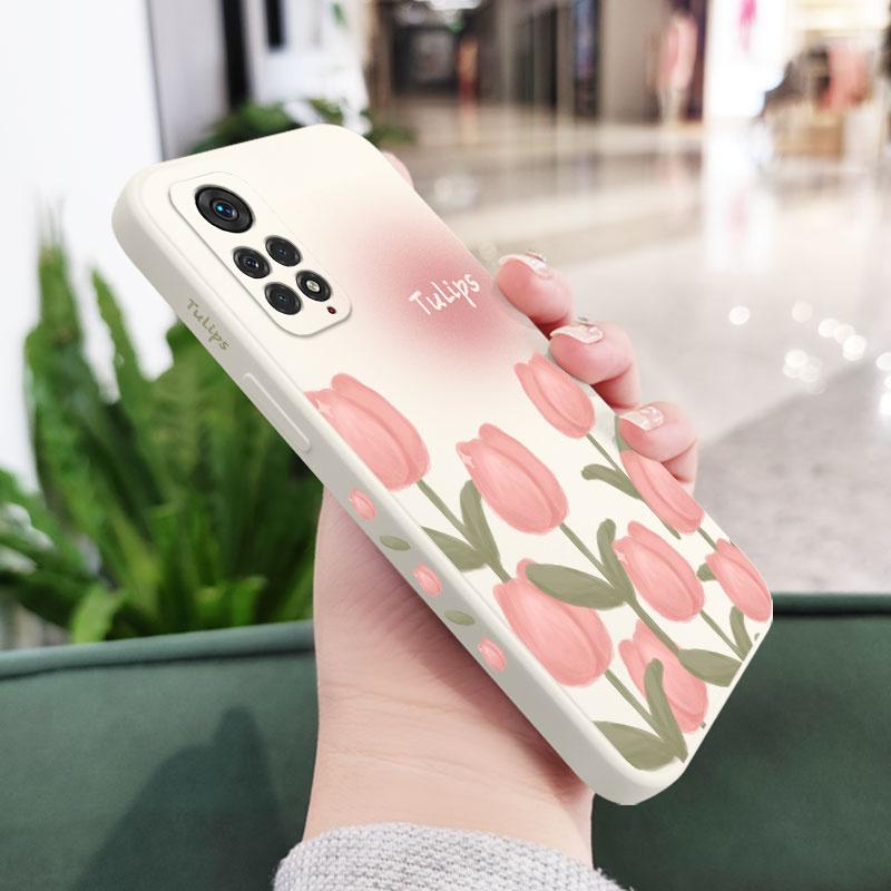 Elegant Tulip Phone Case For Xiaomi Redmi Note 15 Pro Plus 4G 5G Silicone Cover
