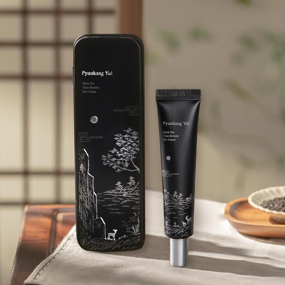 Pyunkang Yul Black Tea Time Reverse Eye Cream 25ml - Antioxidant Boost Care, Korean