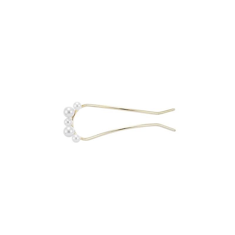 U-Shaped Pearl Women's Updo Hairpin 2025 - Elegant Insert Comb Headwear